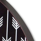 4" Circle Black And White Wood Analog Wall Clock - Homeroots - Flyclothing LLC