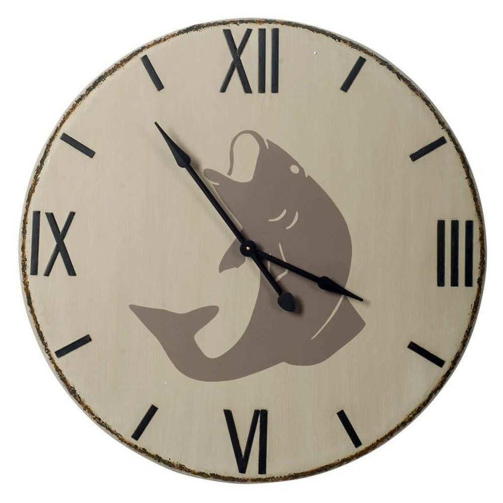 3" Circle Black Wood Analog Wall Clock - Homeroots - Flyclothing LLC