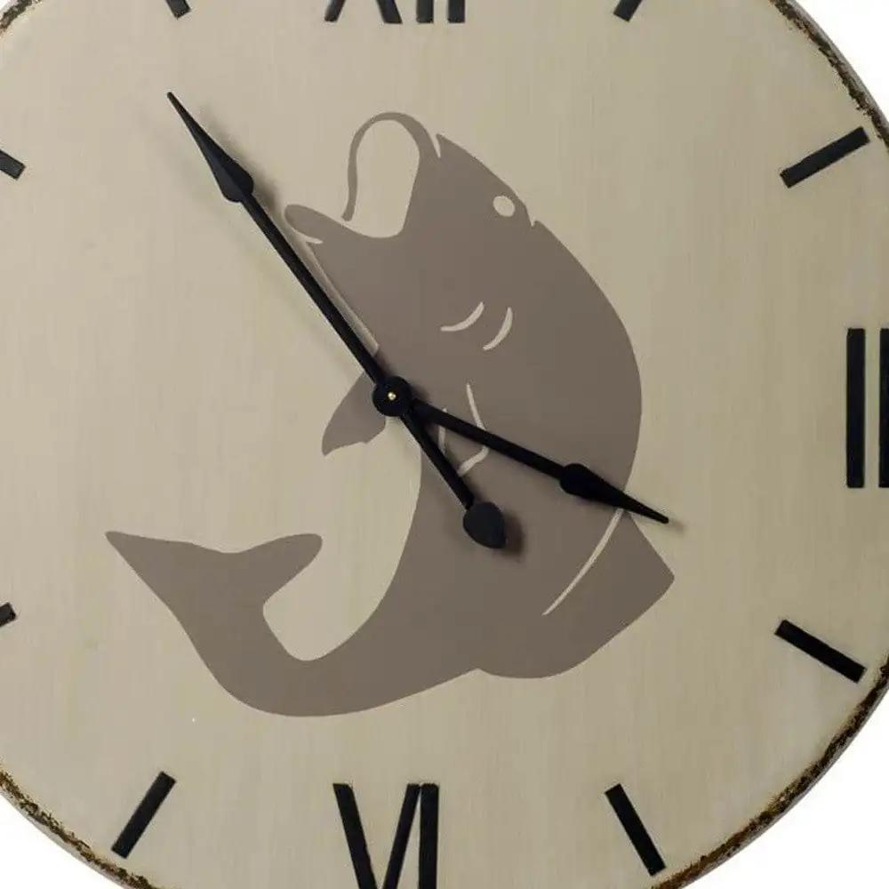 3" Circle Black Wood Analog Wall Clock - Homeroots - Flyclothing LLC