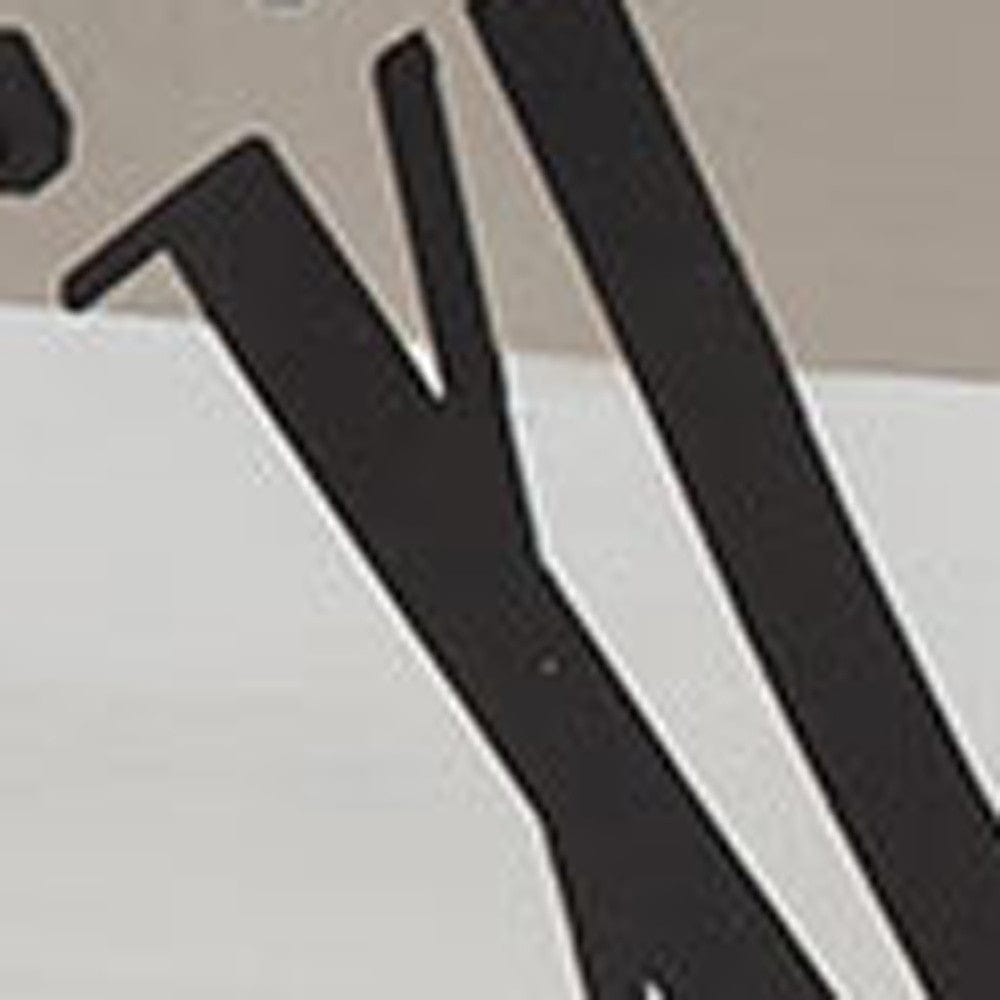 3" Circle Gray And White Wood Analog Wall Clock - Homeroots - Flyclothing LLC