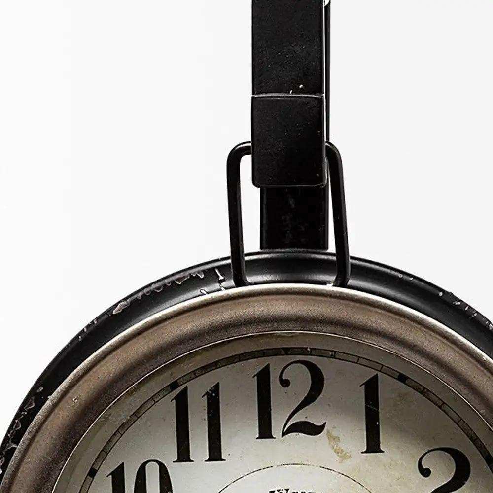 Metallic Brown Metal Hanging Desk Table Clock - Homeroots - Flyclothing LLC