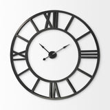 54" Round Xl Industrial Style Wall Clock With Open Face Desing - Homeroots - Flyclothing LLC