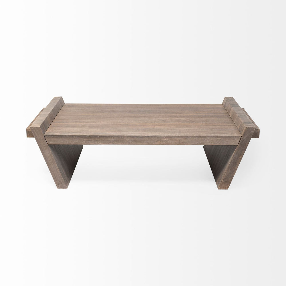 36" Brown Coffee Table - Homeroots - Flyclothing LLC
