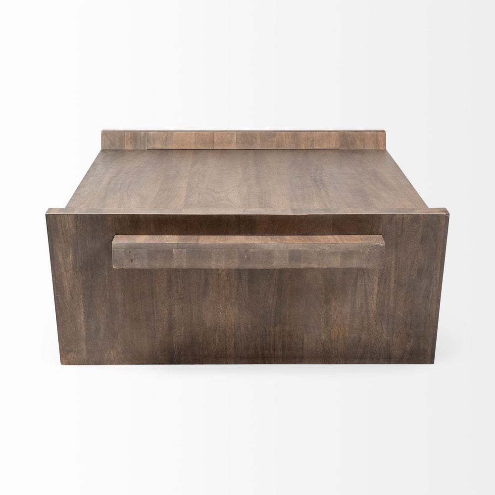 36" Brown Coffee Table - Homeroots - Flyclothing LLC