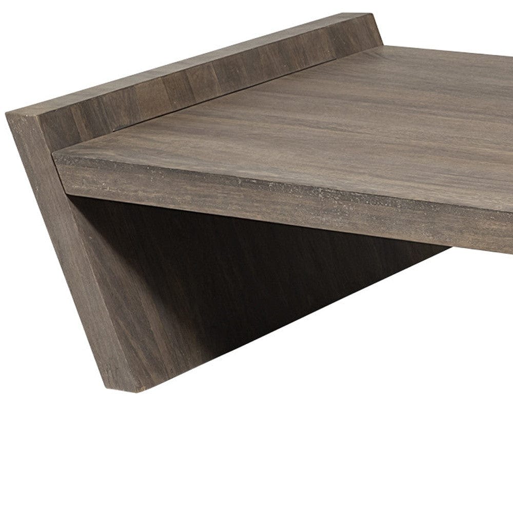 36" Brown Coffee Table - Homeroots - Flyclothing LLC