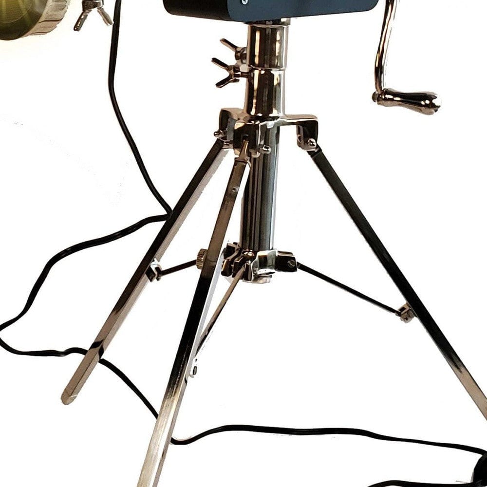 36" Black And Silver Buffed Aluminum Movie Projector - Homeroots