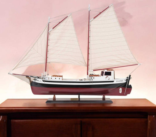 Sailboat Model With Solid Wood Base - Homeroots - Flyclothing LLC