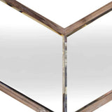 23" Brown Novelty Framed Accent Mirror - Homeroots - Flyclothing LLC