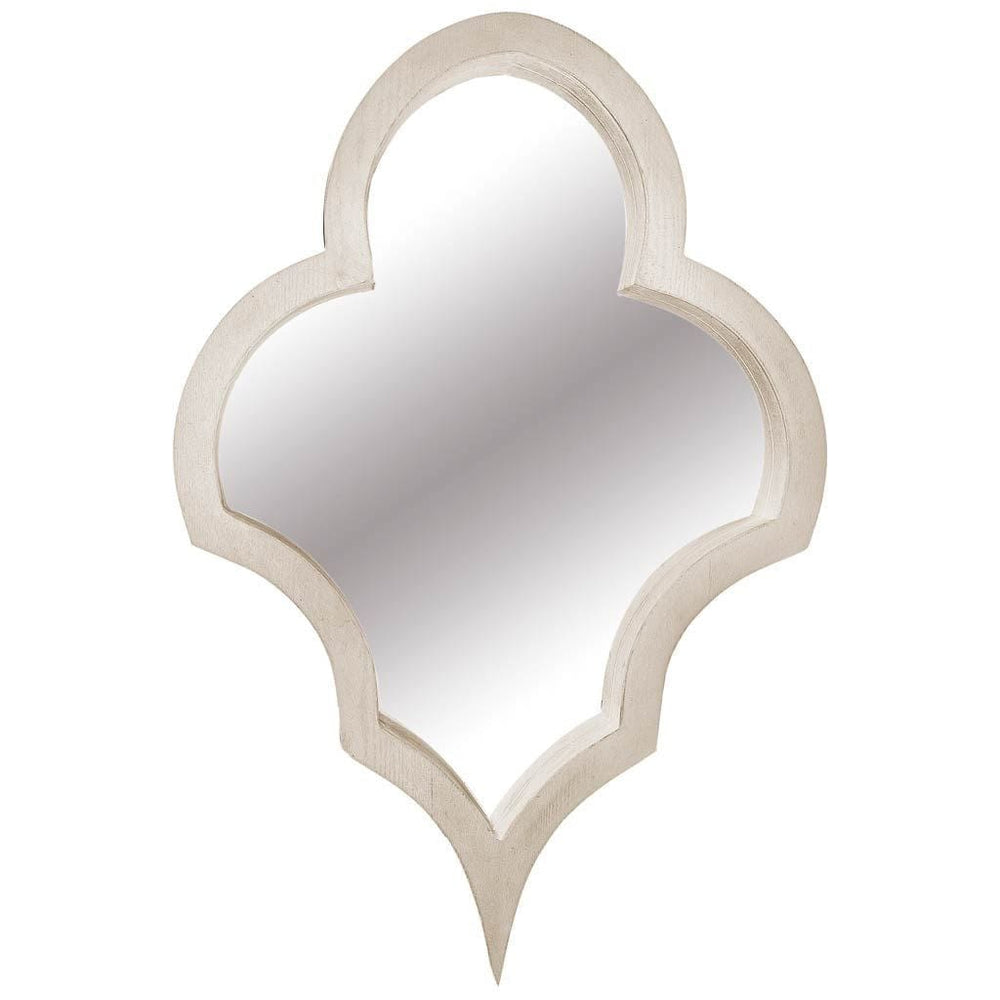 34" Natural Novelty Framed Accent Mirror - Homeroots - Flyclothing LLC