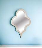 34" Natural Novelty Framed Accent Mirror - Homeroots - Flyclothing LLC