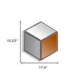 10" Gray Hexagon Metal Framed Mirror Set - Homeroots - Flyclothing LLC