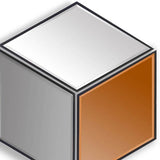 10" Gray Hexagon Metal Framed Mirror Set - Homeroots - Flyclothing LLC