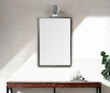 44" Gunmetal Metal Framed Accent Mirror - Homeroots - Flyclothing LLC