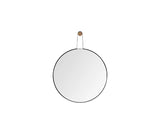 26" Black Wood Mirror - Homeroots - Flyclothing LLC