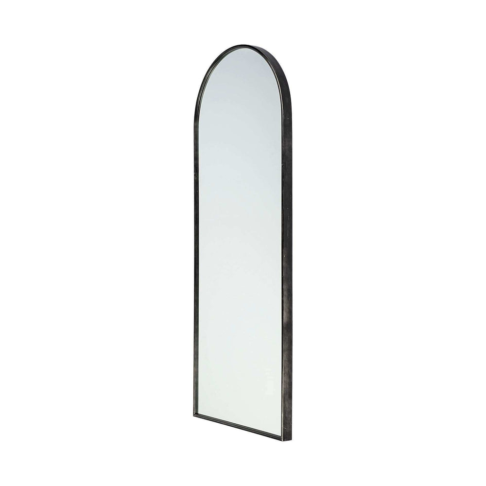 Black Arch Full Length Hanging Metal Mirror - Homeroots - Flyclothing LLC