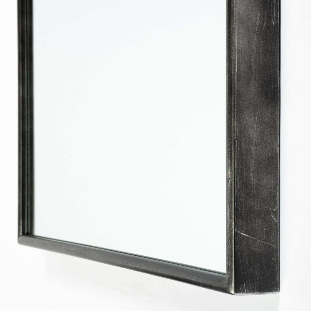 Black Arch Full Length Hanging Metal Mirror - Homeroots - Flyclothing LLC