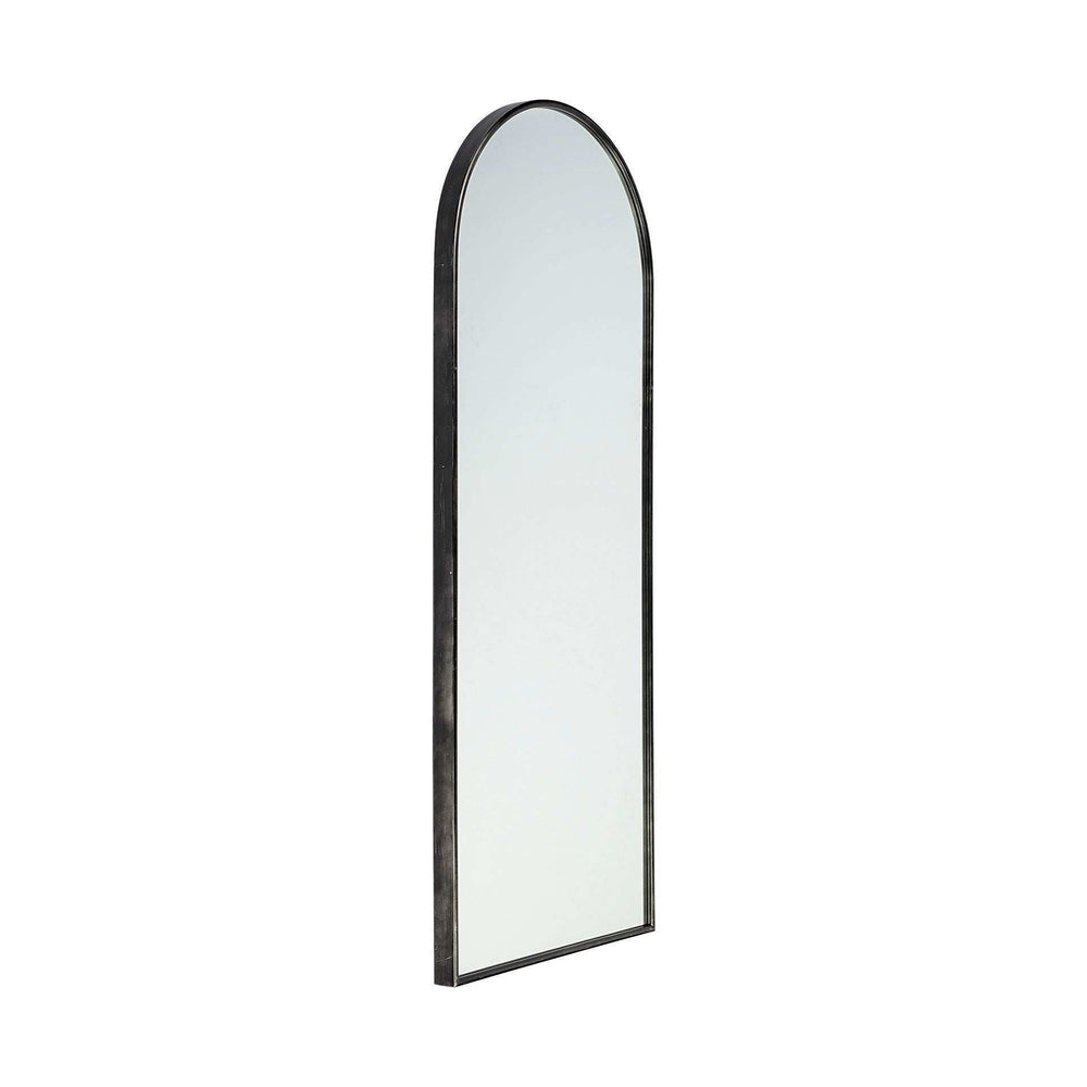 Black Arch Full Length Hanging Metal Mirror - Homeroots - Flyclothing LLC