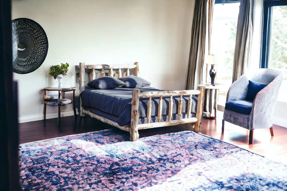 Rustic And Natural Cedar Single Traditional Log Bed - Homeroots - Flyclothing LLC