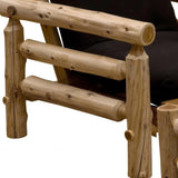 40" Sofa With Ottoman With Natural Legs - Homeroots - Flyclothing LLC