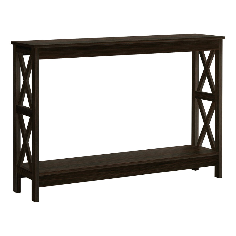 47" Espresso Console Table With Storage - Homeroots - Flyclothing LLC