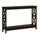 47" Espresso Console Table With Storage - Homeroots - Flyclothing LLC