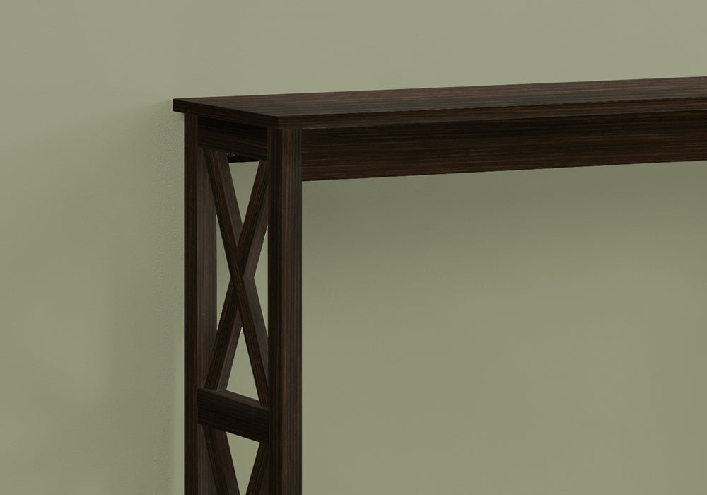 47" Espresso Console Table With Storage - Homeroots - Flyclothing LLC