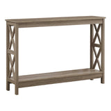 47" Taupe Console Table With Storage - Homeroots - Flyclothing LLC