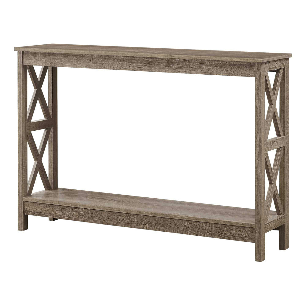47" Taupe Console Table With Storage - Homeroots - Flyclothing LLC