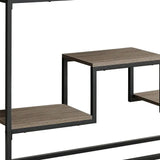 48" Taupe And Black Frame Console Table With Storage - Homeroots - Flyclothing LLC