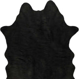 5' X 7' Black Faux Cowhide Area Rug - Homeroots - Flyclothing LLC
