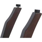 Contemporary Teak Shower Bench With Shelf In Brown Finish - Homeroots - Flyclothing LLC