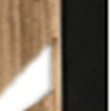 3 Panel Room Divider With Tropical Leaf Design - Homeroots - Flyclothing LLC