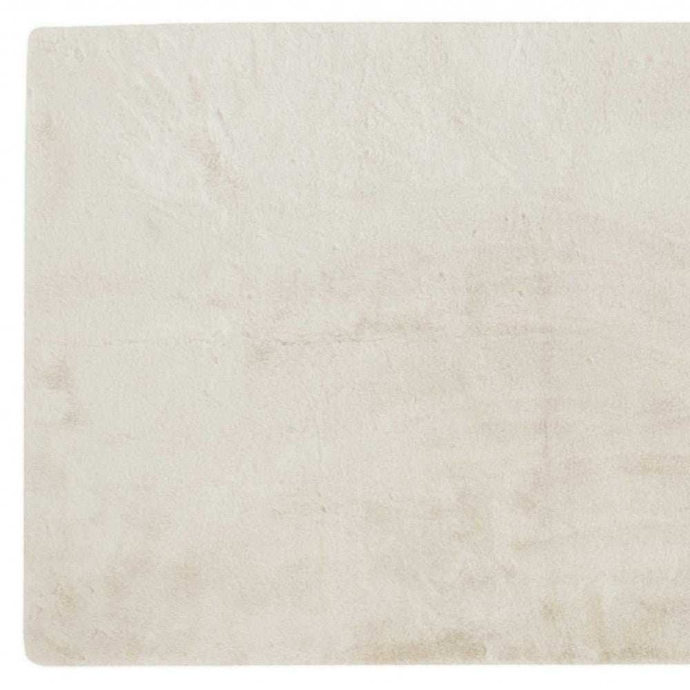 3' X 5' Faux Fur Hand Knotted Area Rug - Homeroots - Flyclothing LLC