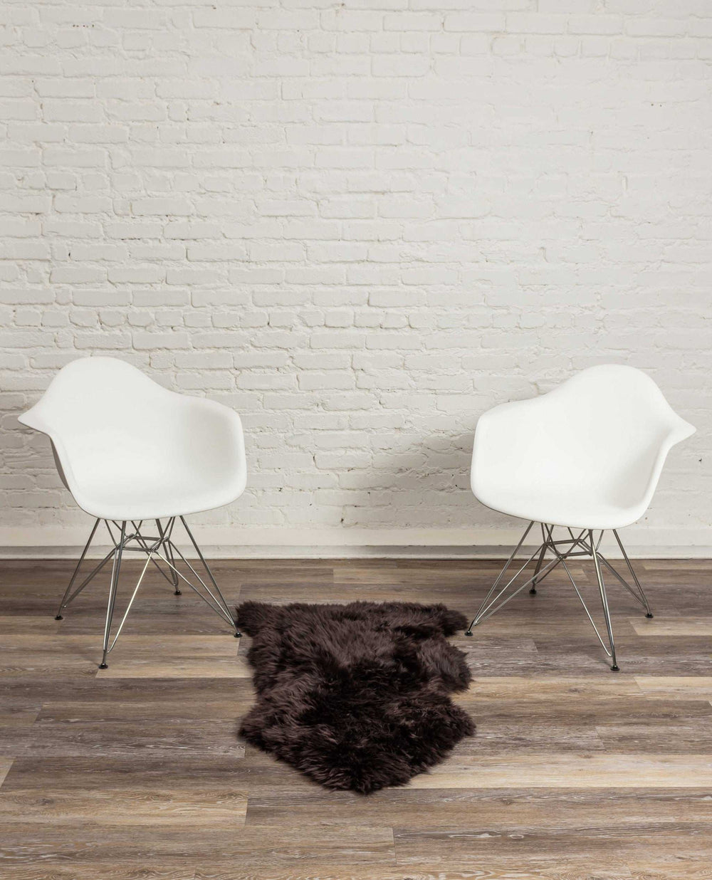 2' X 3' Chocolate New Zealand Natural Sheepskin Rug - Homeroots - Flyclothing LLC
