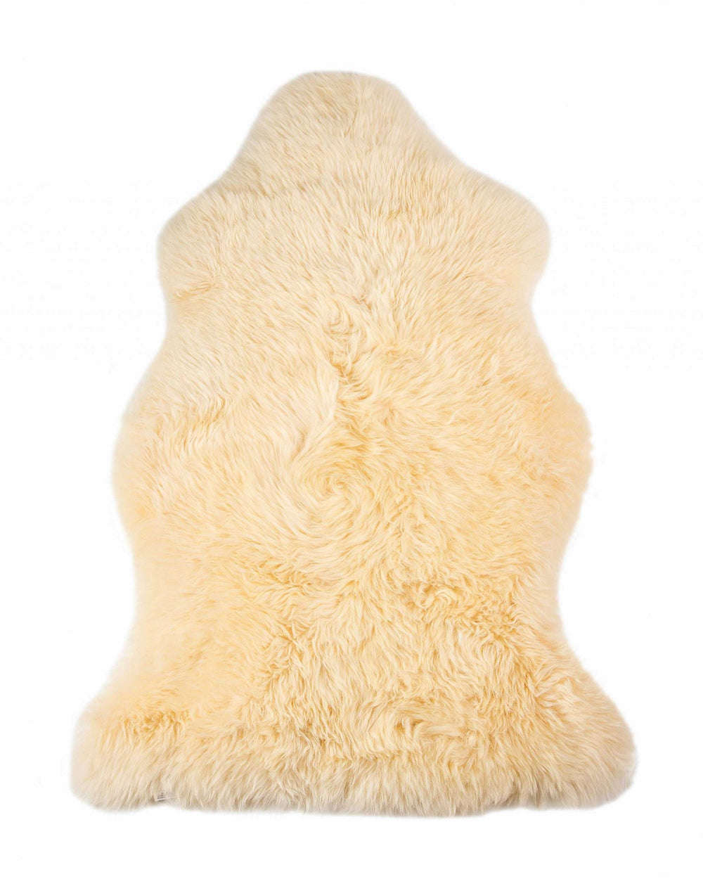 2' X 3' Cream New Zealand Natural Sheepskin Rug - Homeroots - Flyclothing LLC