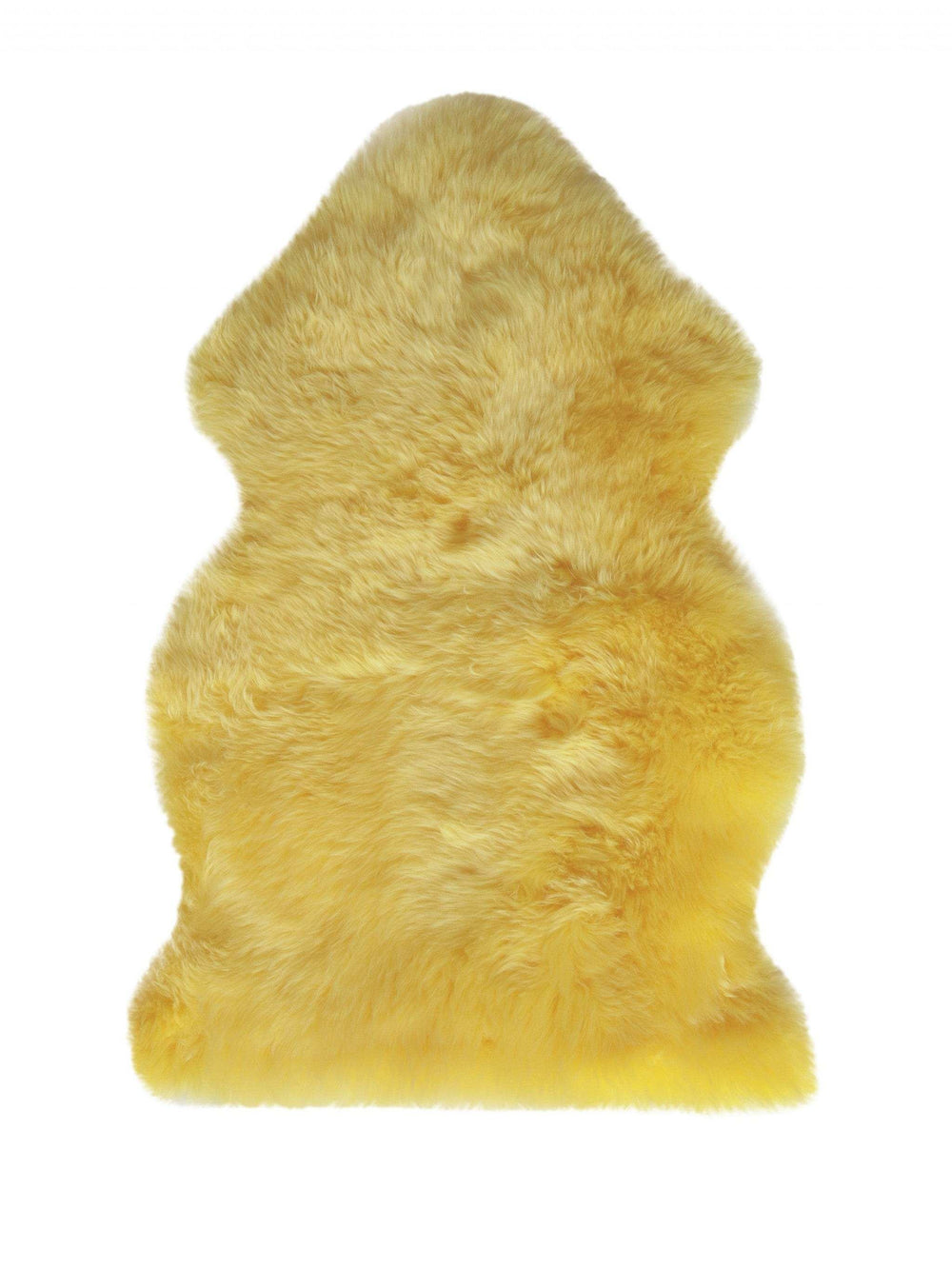 2' X 3' Yellow New Zealand Natural Sheepskin Rug - Homeroots - Flyclothing LLC