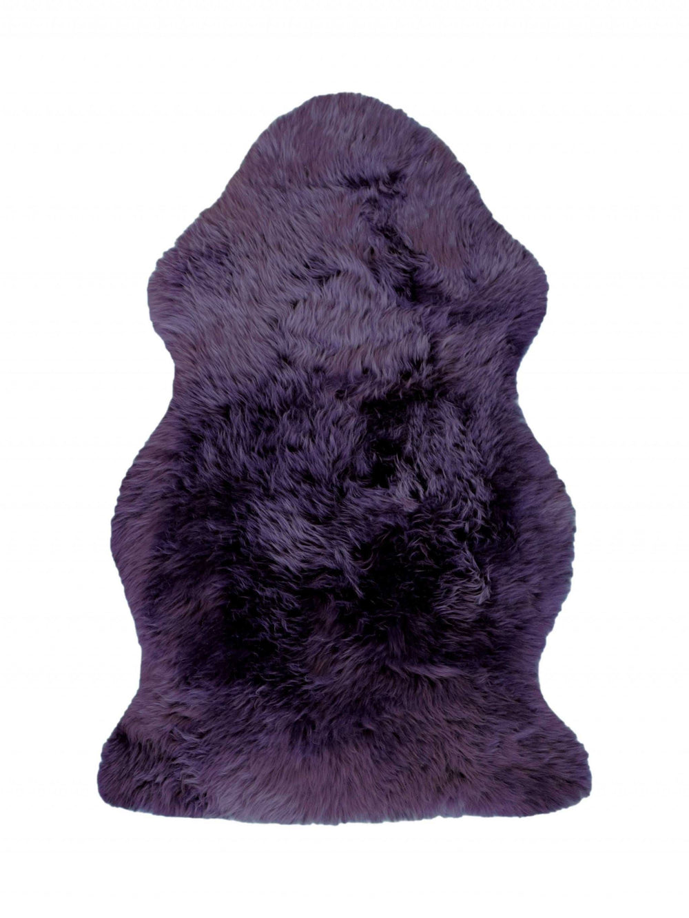 2' X 3' Purple New Zealand Natural Sheepskin Rug - Homeroots - Flyclothing LLC