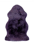 2' X 3' Purple New Zealand Natural Sheepskin Rug - Homeroots - Flyclothing LLC
