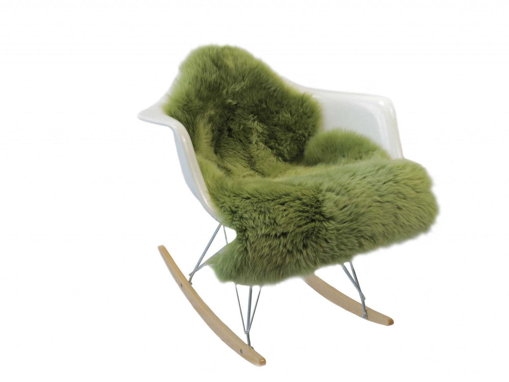 Sage Green New Zealand Natural Sheepskin Rug - Homeroots - Flyclothing LLC