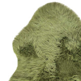 Sage Green New Zealand Natural Sheepskin Rug - Homeroots - Flyclothing LLC