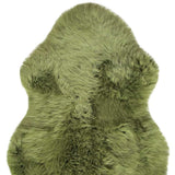 Sage Green New Zealand Natural Sheepskin Rug - Homeroots - Flyclothing LLC