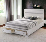 Standard Bed Upholstered With Headboard - Homeroots - Flyclothing LLC