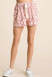 BiBi Leopard Shorts with Twill Tape Drawstring - Trendsi - Flyclothing LLC