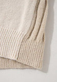 Cable-Knit Color Block Round Neck Sweater - Trendsi - Flyclothing LLC