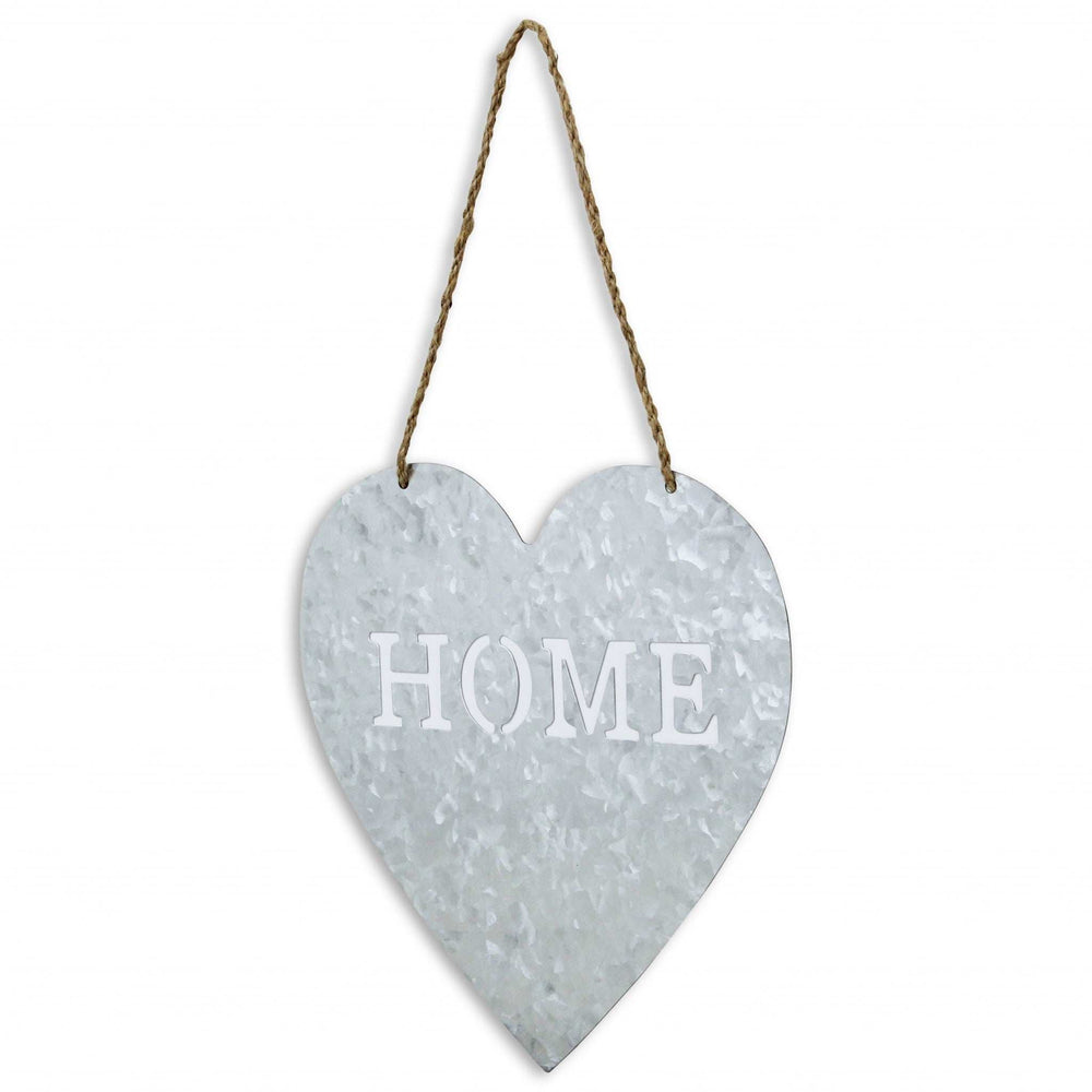 Home Gray Galvanized Cut Out Metal Wall Decor - Homeroots - Flyclothing LLC