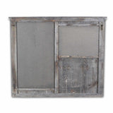 Gray Wooden Wall Chalkboard With Side Storage Basket - Homeroots - Flyclothing LLC