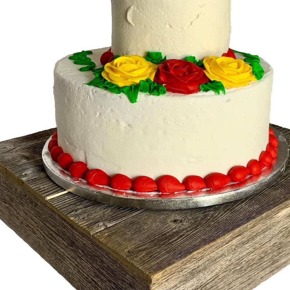 Natural Weathered Gray Cake Stand - Homeroots - Flyclothing LLC