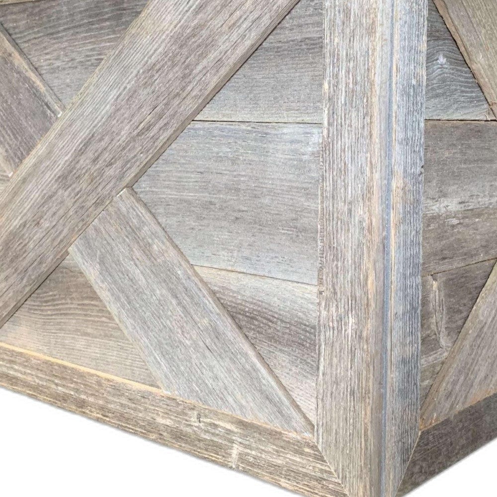 23" Thick Weathered Gray Christmas Tree Collar - Homeroots - Flyclothing LLC