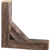 Set Of Two Natural Weathered Gray Corbels - Homeroots - Flyclothing LLC