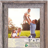 5" X 7" Natural Weathered Gray Picture Frame - Homeroots - Flyclothing LLC